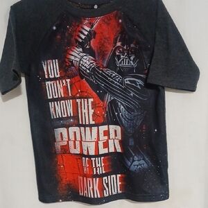 2 T Shirts. Star Wars Darth Vader Power Tee - And Jedi Forces Bundle